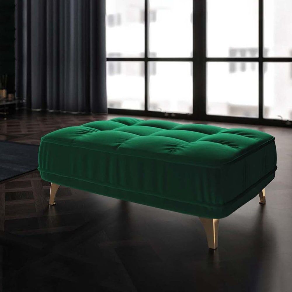 Mesonica Pouf vert foncé l84 Vert 106x41x84cm