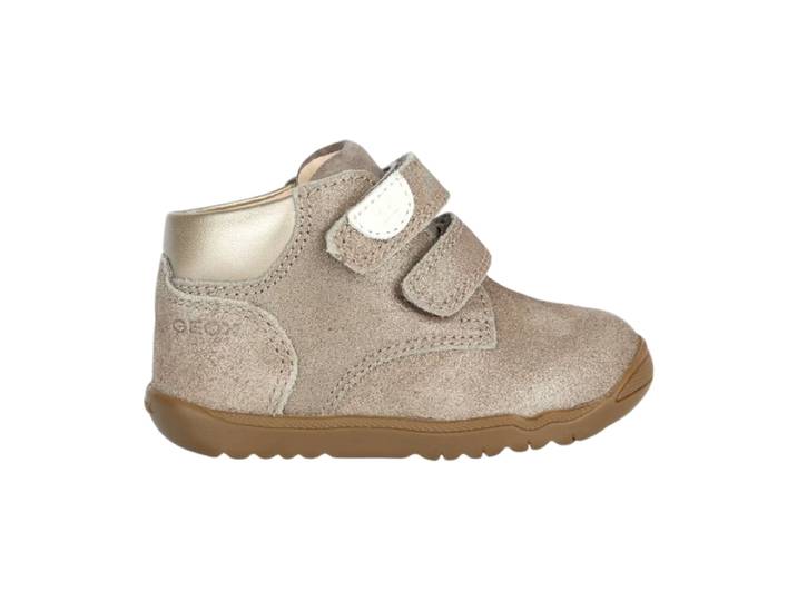 GEOX Macchia Bébé Fille Baskets Gris Fumé