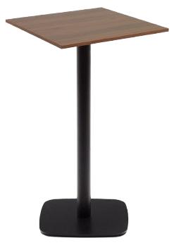Outdoor- Tisch Dina 60 x 98 x 60 cm Stahl Phenolplatte schwarz braun Tisch
