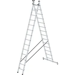 Munk Sprossen-Mehrzweckleiter 2-teilig mit nivello®-Traverse - 031228