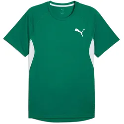 Puma, Herren, Sportshirt, M CROSS THE LINE TEE 3.0 (M), Grün, M