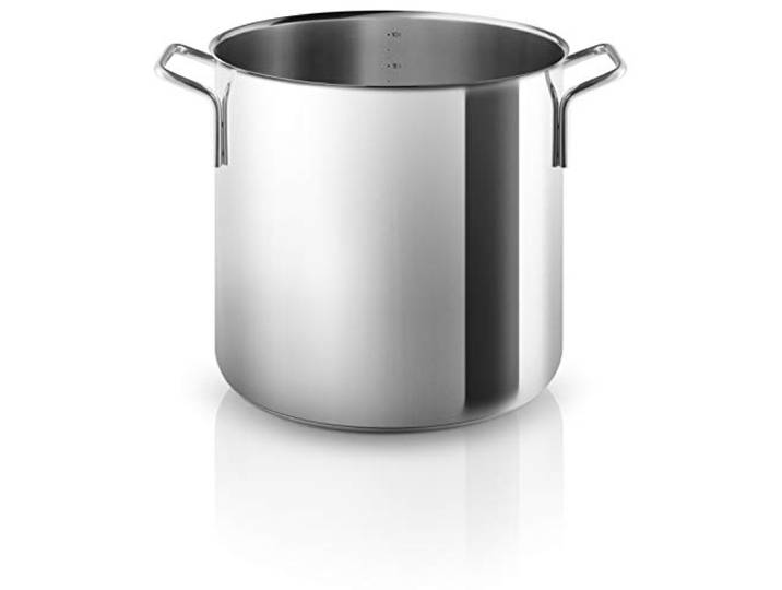 Eva Trio Topf 10 l / 24 cm – Steel Base – reines Edelstahl, ohne Beschichtung Polished Steel