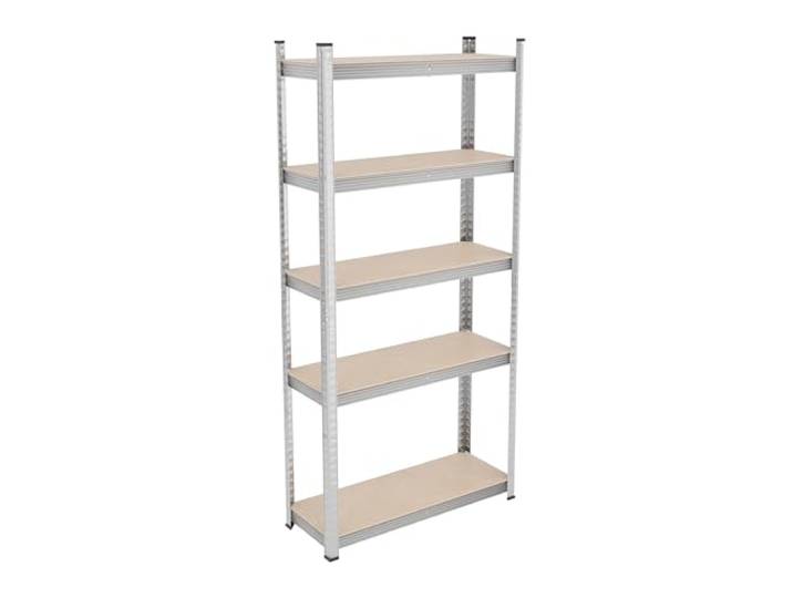 Relaxdays Étagère Lourde\, Lot de 2\, HxLxP 168x80x30 cm\, 250 kg\, Argent Acier\, étagère de rangement pour cave ou garage\, à emboîter