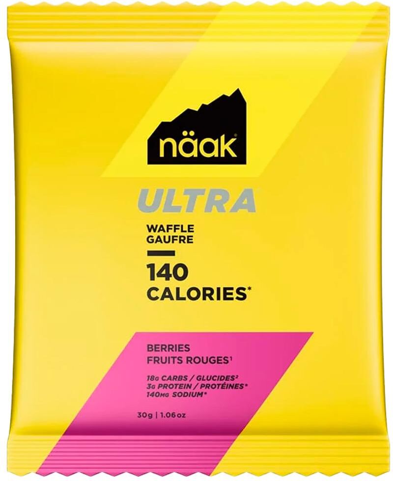 Naak  - Ultra Energy Waffles 30 g. Berries - Barre Energétique