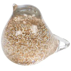 AMADEUS Vogel Glitter Sulfur Gold - Anderes Glas Amefa 8x6 cm