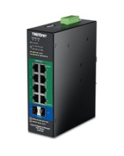 TRENDnet 10-PORT INDUSTRIAL GIGABIT L2 Switch 1 Gbps Ethernet Power over Managed Rack-Modul (TI-PG103I)