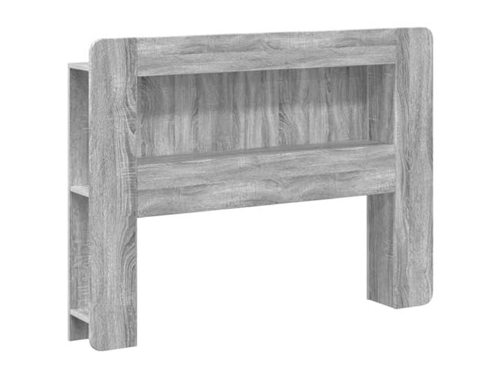 Favemtsl Kopfteil-Schrank Graues Sonoma Bett Regal Holzwerkstoff Praktischer Bettschrank fürs Schlafzimmer mit viel Stauraum, stabilen Regalen und pflegeleichter Oberfläche.