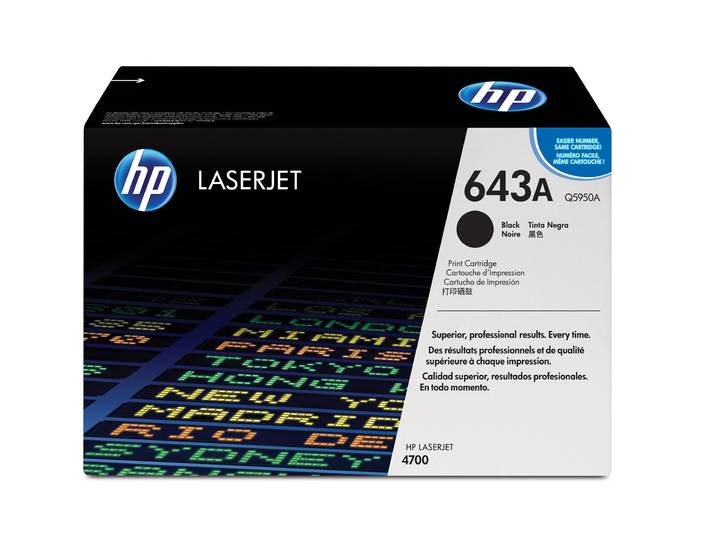 HP 643A Toner authentique Q5950A - Noir