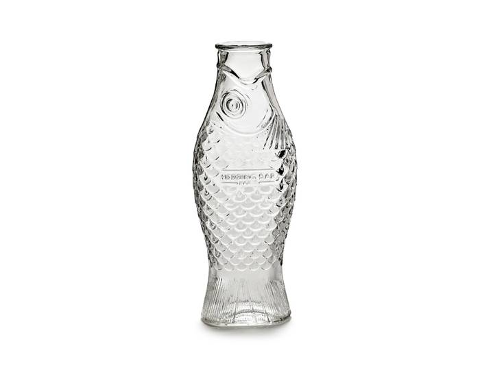 Serax Bouteille en verre Fish & Fish 85 cl Transparent