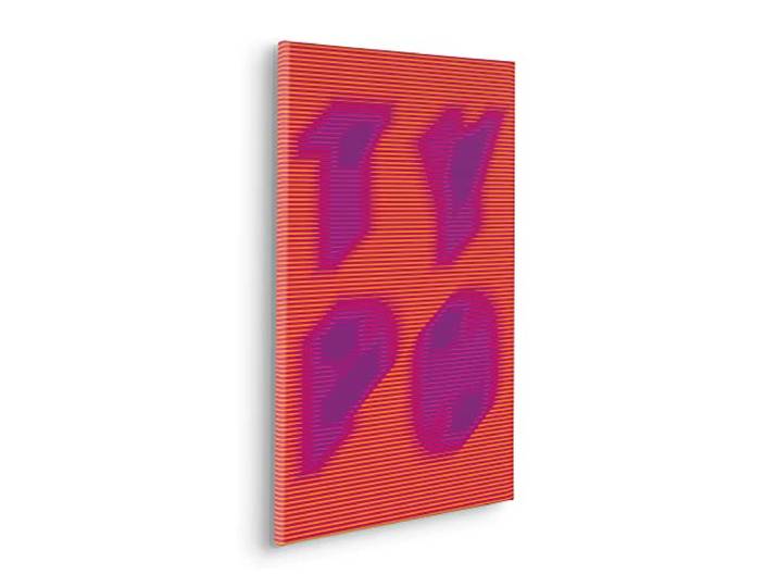 Komar Impression sur châssis en bois véritable - Blurry Night - Dimensions : 40 x 60 cm - Impression murale\, décoration murale\, design\, salon\, chambre à coucher