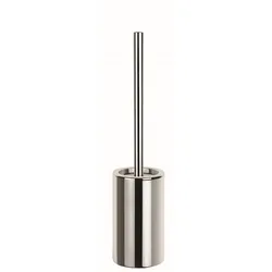 spirella WC Bürste Klobürste Klobürstenhalter Garnitur Toilettenbürste Stand Tube Chrom