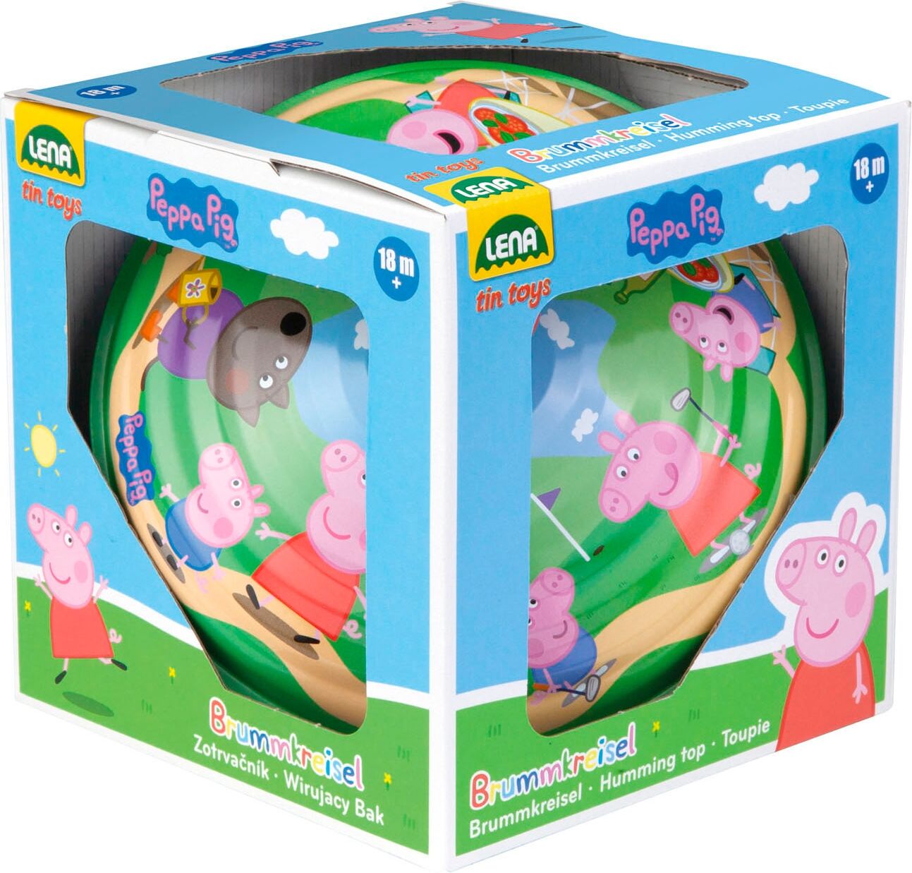 Brummkreisel LENA "Peppa Pig", bunt, Kreisel, Baby, Brummkreisel