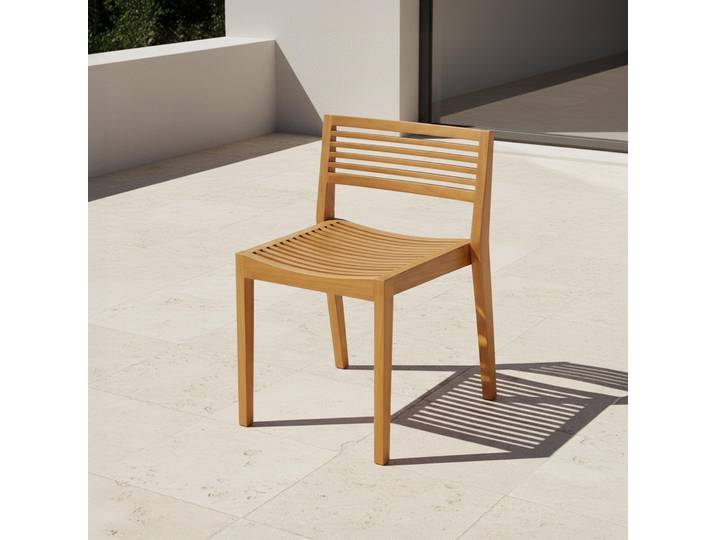 Chaise de jardin en bois de teck - Kaito