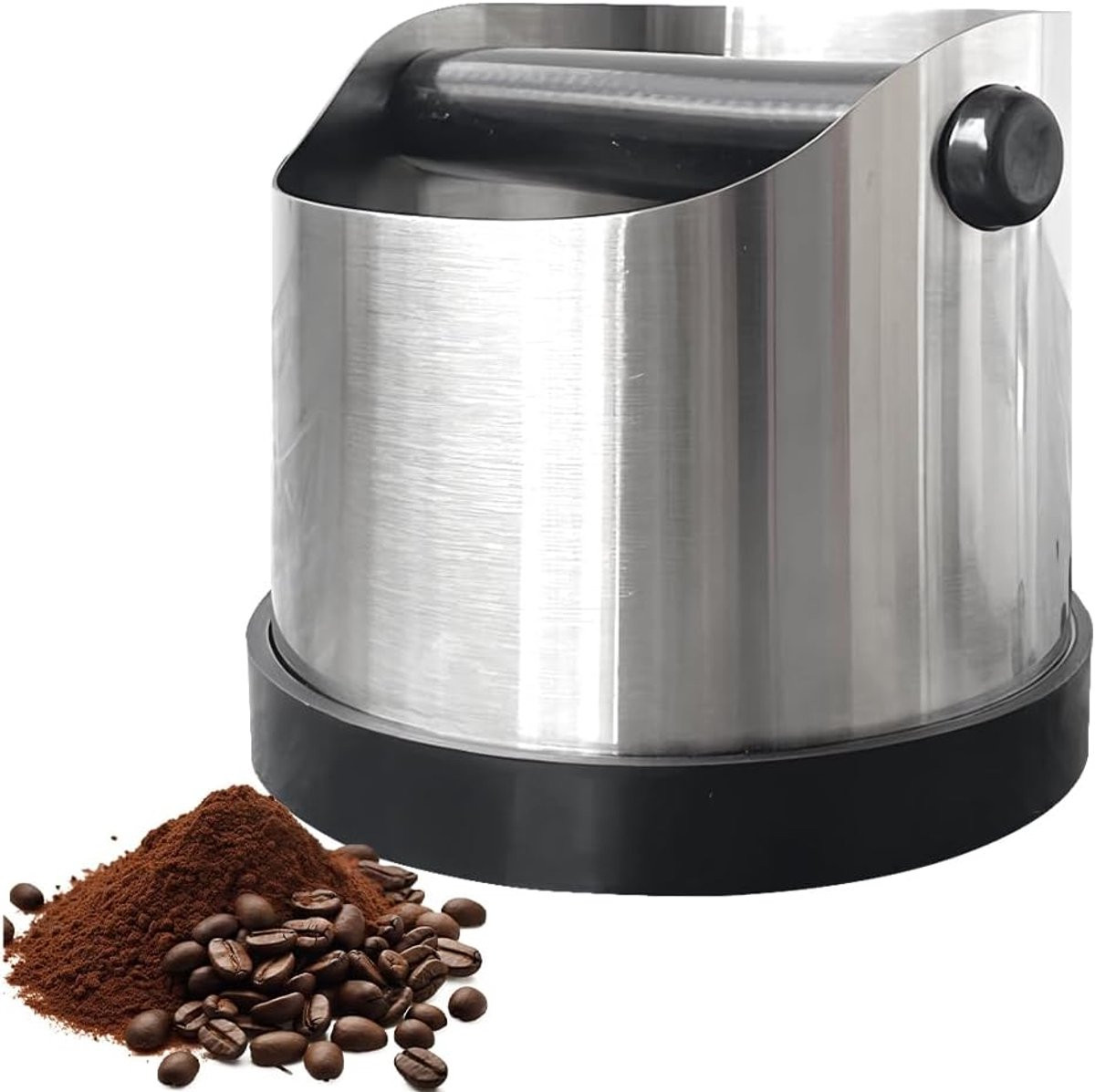 Afklopbak voor koffiedik, roestvrij staal, knock box voor espressomachines
