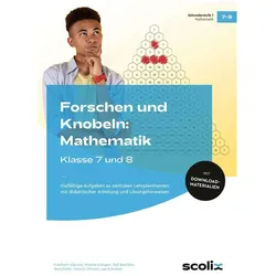Forschen und Knobeln: Mathematik - Klasse 7 und 8, Schulbücher von Wiebke Auhagen, Dr. Friedhelm Käpnick