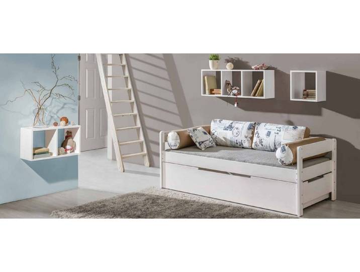Xlmoebel Jugendbett Modernes Kinderzimmermöbel Set in Holzoptik mit liebevollen Details (Möbel-Set, Kinderbett), Hergestellt in Europa
