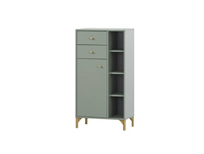 Schildmeyer 154263 Ando Buffet Haut\, Pistache/doré\, 60\,2 x 33 x 114\,4 cm