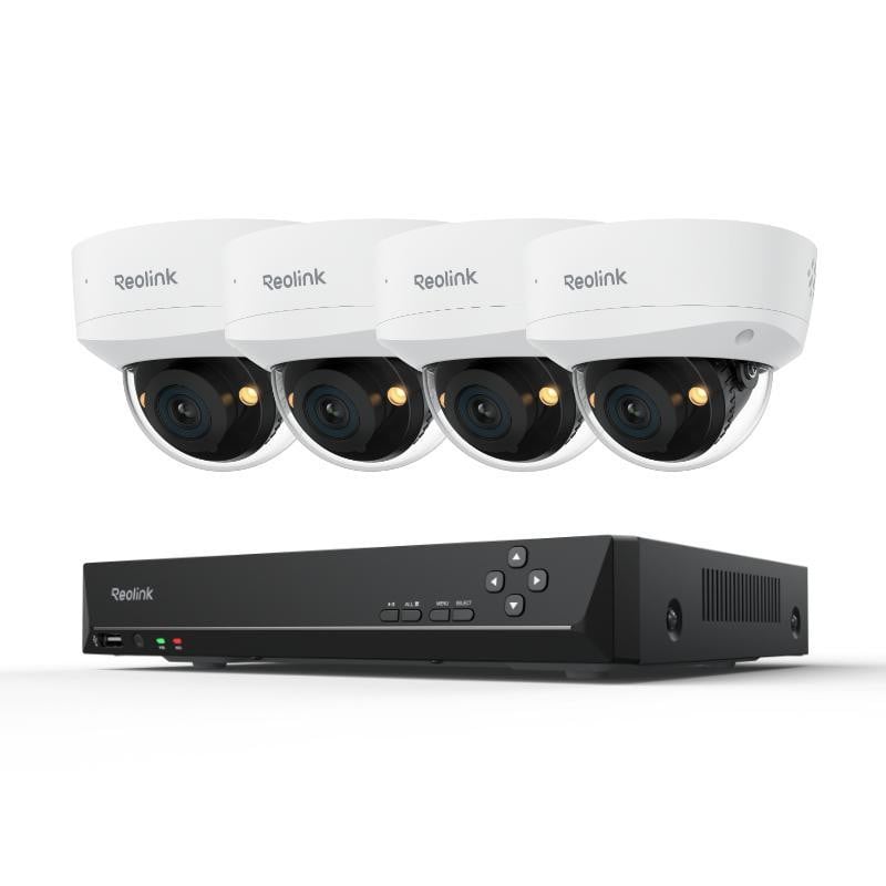 Reolink RLK8-1200V4 bewakingssysteem met 4x 6K 12MP IP-camera's en 8-kanaals NVR met 2TB harde schijf