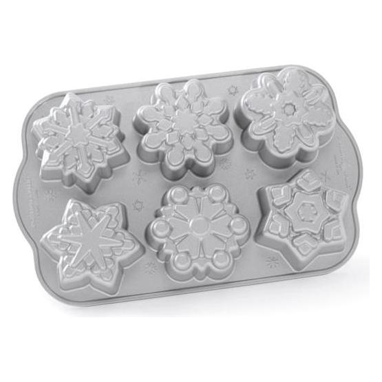 Nordic Ware Frozen Snowflake Cakelet Pan (NW 89648) Mindestbestellmenge: 3 Stück