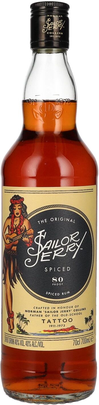 Sailor Jerry Rum Sailor Jerry TATTOO Spiced Spirit Drink 40% Vol. 0,7l