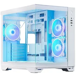 Chieftec Visio White GM-30W-TG-OP white Tempered Glass x 2