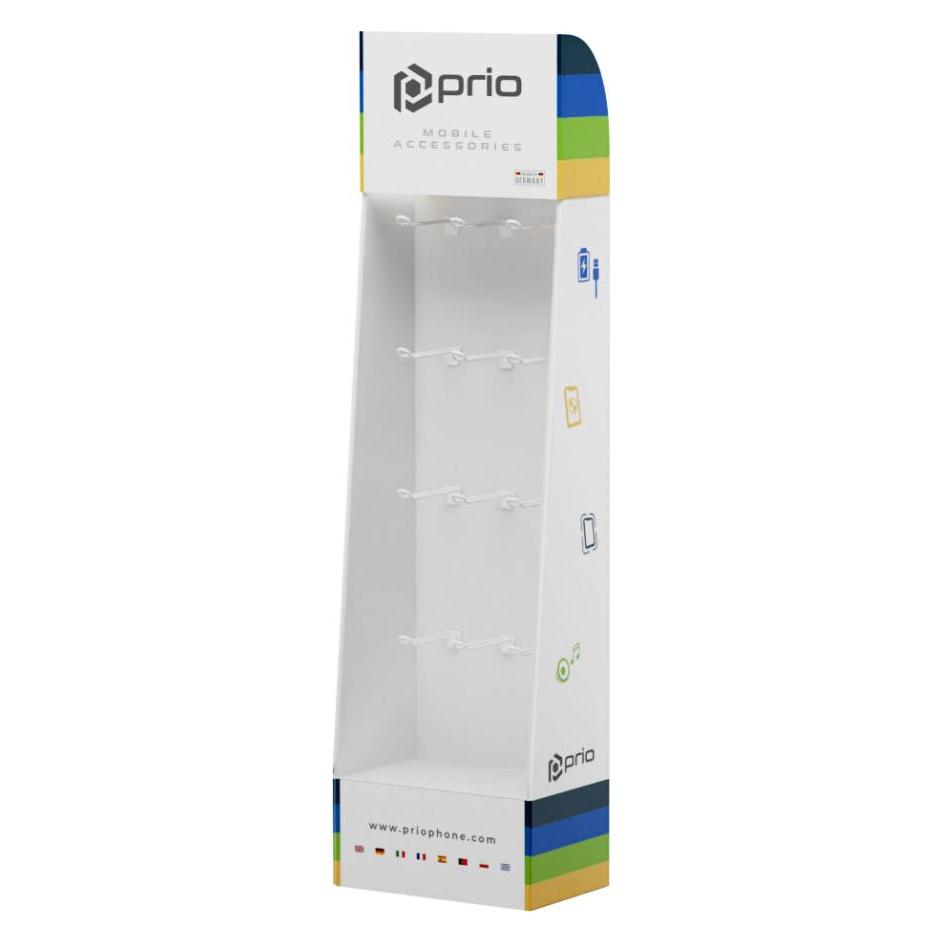 prio Einzelhandel Bodenaufsteller aus Karton weiss (33341164)