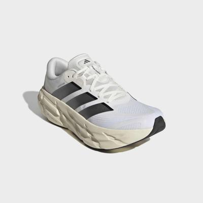 Laufschuh ADIDAS PERFORMANCE "ADISTAR 5", Herren, Gr. 43, cloud weiß, iron metallic, core schwarz, Synthetik, Textil, Schuhe Laufschuh, weiche und stabile Dämpfung
