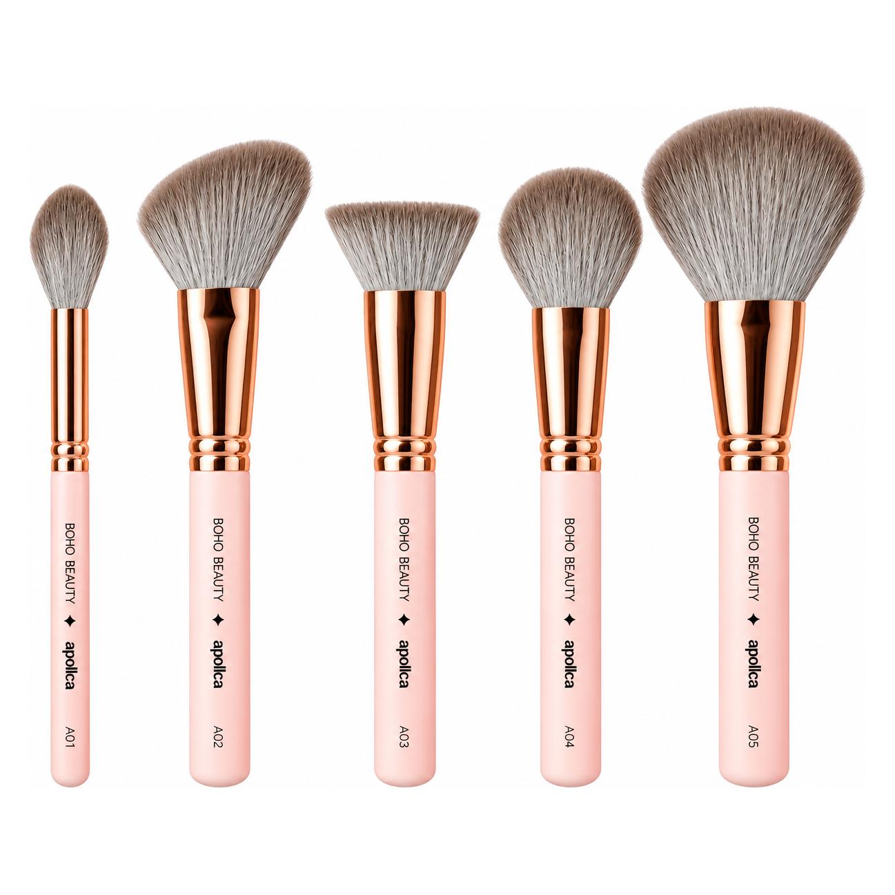 Dermacol Boho Beauty Boho X Apollca Brush Set Of 5 (Set) (5904139441978)