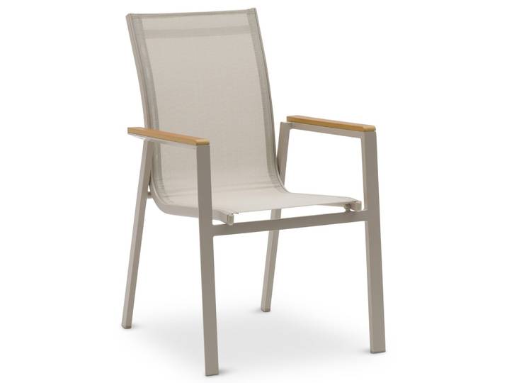GARTENSTÜHLE WINDY 6er-Set grau
