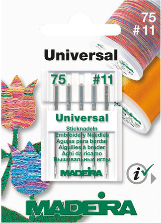 MADEIRA Maschinensticknadeln "Universal", Stärke: 75, Inhalt: 5 Stück