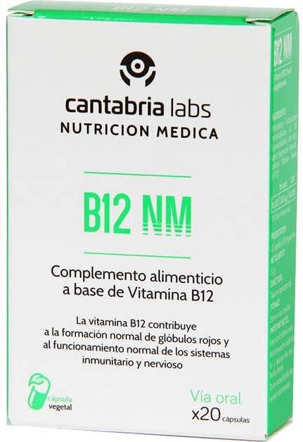 Cantabria Labs B12 Nm 20 caps