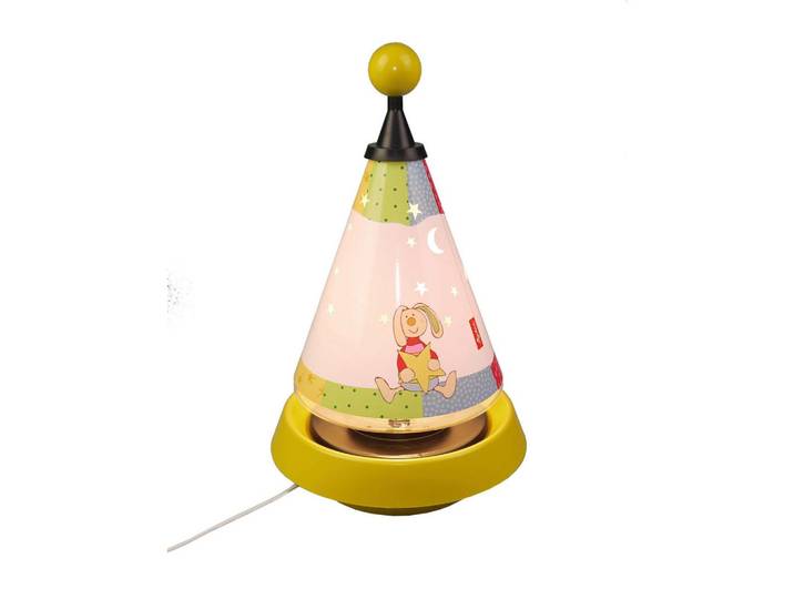Tischlampe Rainbow Rabbit Blau/Gelb für Kinder