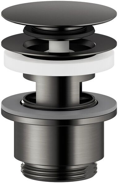 Damixa Ablaufgarnitur mit Klick-Funktion, Graphit PVD, 238505500 238505500
