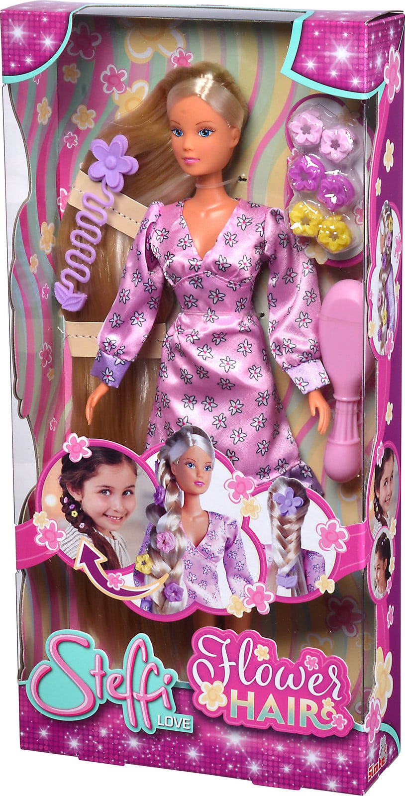 Simba Toys Steffi Love Pop met bloemen in haar haar