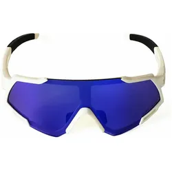 Brown Labrador, Unisex, Sportbrille, Fx Race Blue White (Blau, Weiss, Blau), Blau, Weiss