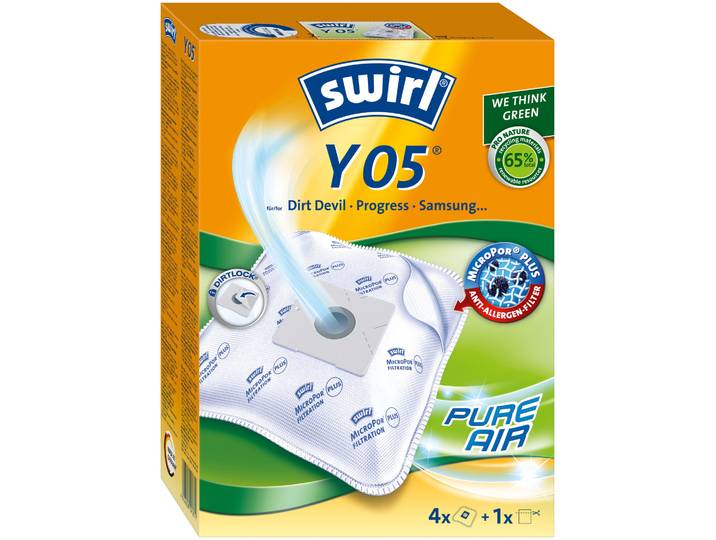 Swirl Staubfilterbeutel Y05 MicroPor Plus AirSpace