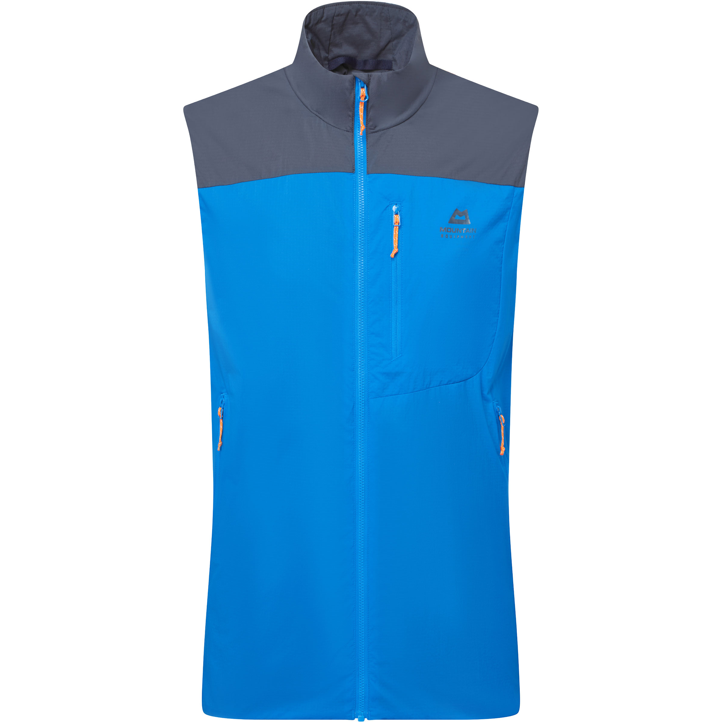 Mountain Equipment Aerotherm Weste Herren Softshellwesten blau Größe M Bergsteigen Elastisch