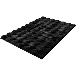 Kleine Wolke Badteppich Cloud Schwarz 70x120 cm