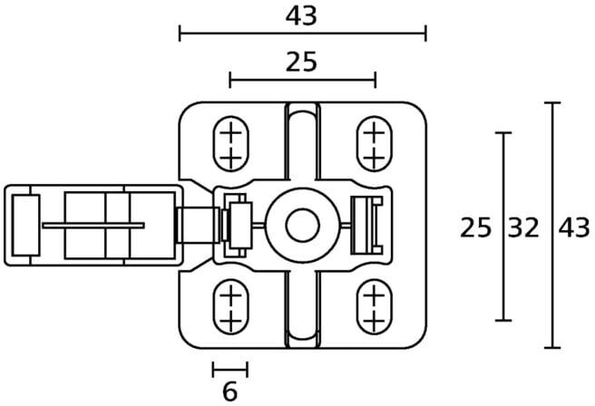 Hellermann Tyton Support de conduit ondulé IWS CTCC-IWS17-MB43-GY20 gris vissable (169-22000)