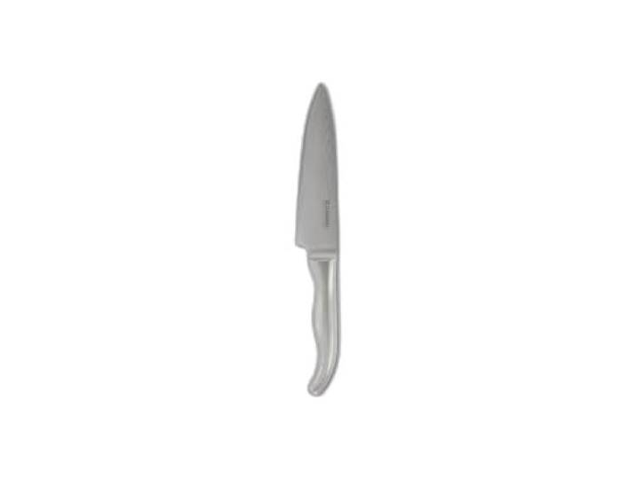 LE CREUSET Kochmesser, 20 cm 18/8 Damaststahlklinge mit glattem Schliff, Edelstahlgriff, Rostfrei, Silber, 98000320000100
