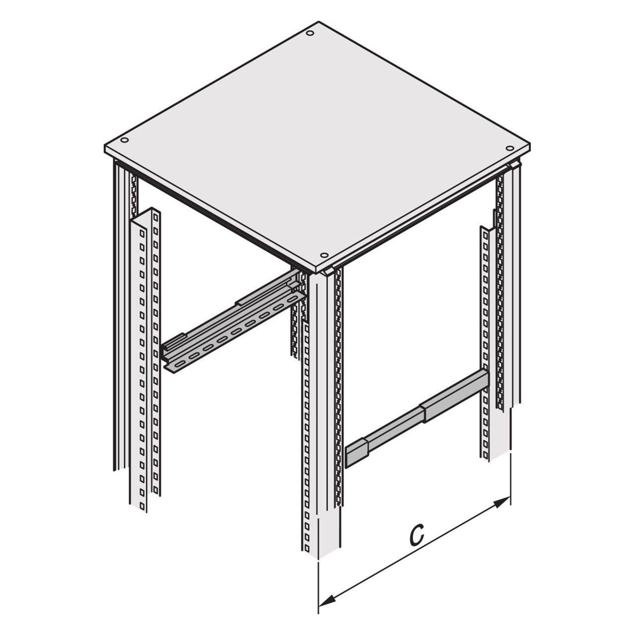 Schroff Gleitschiene (28127001)