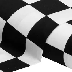 Baumwolldruck "Racing-Design"