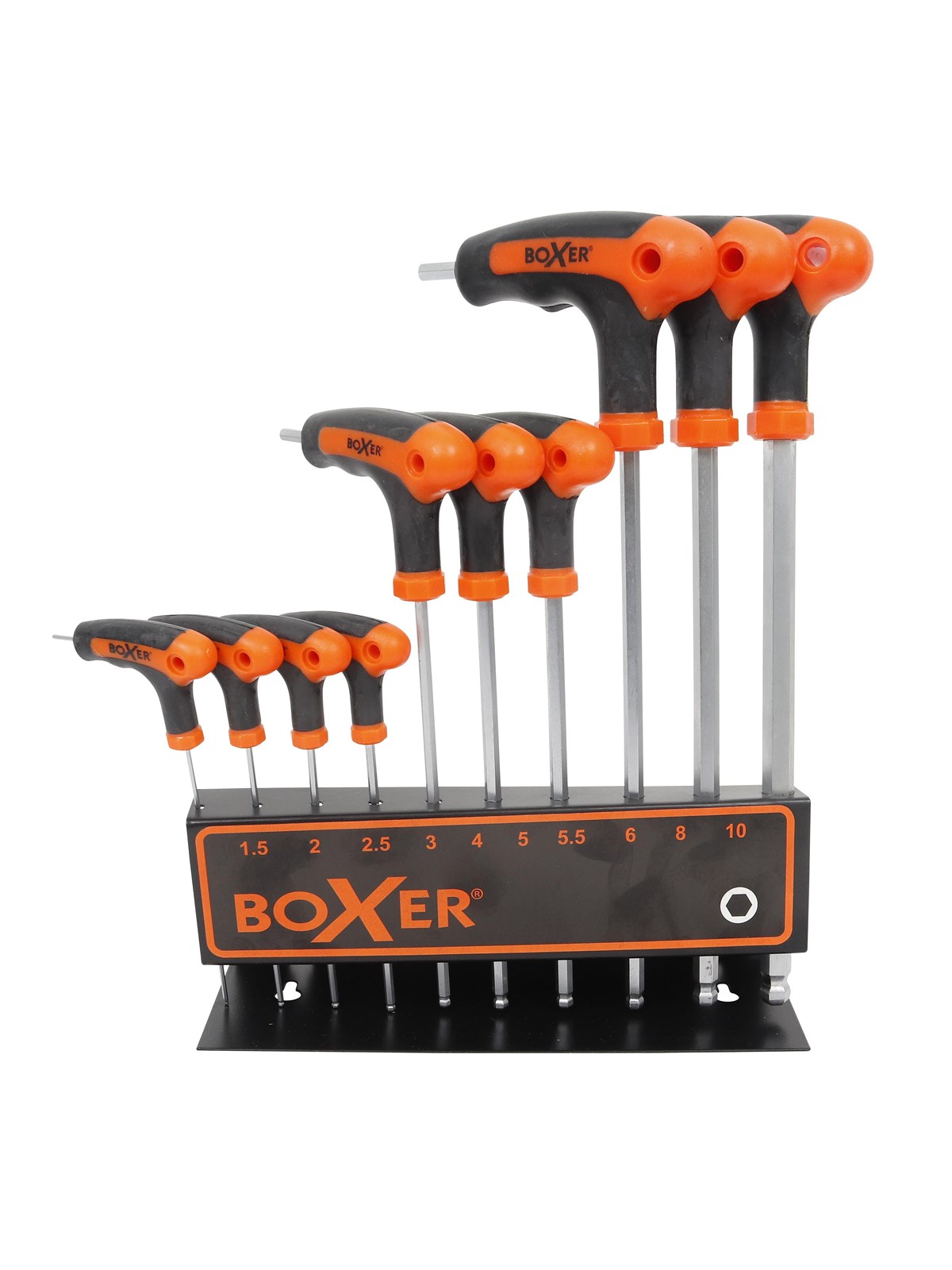 Boxer Allen key T-key set 10 sizes