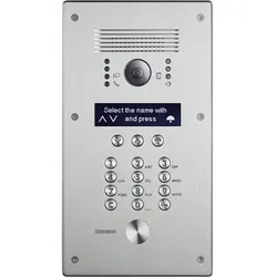 Legrand 308040 Video-Türstation LINEA300 mit Code-Tastatur, Ausführung Edelstahl