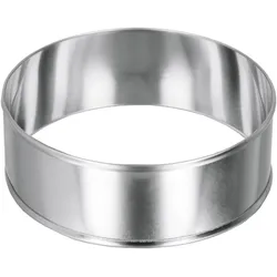 6x Metaltex Allzweck-Kochringe, Backform, Silber