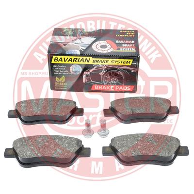 Master-sport Germany Bremsbelagsatz, Scheibenbremse [Hersteller-Nr. K6038102] für Lancia, Fiat
