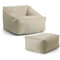 OUTDOOR SITZSACK Der Sunnyboy mit Hocker