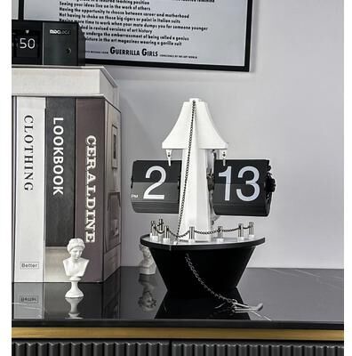 Uplift Picks Vintage Automatic Flip Clock With Quartz Movement n