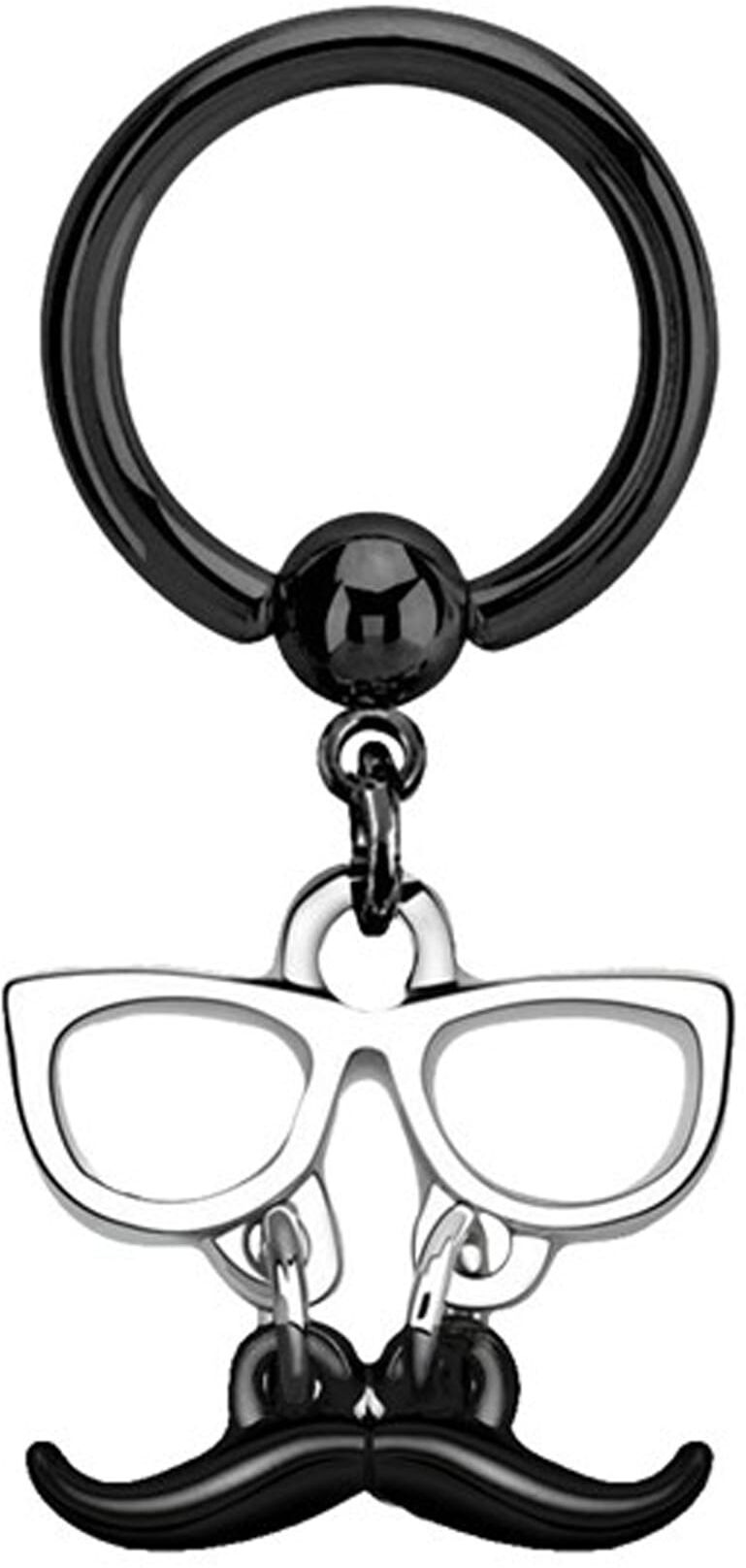 Intimpiercing ADELIA´S "Piercing  Intimpiercing ", schwarz, Piercings, Damen, Chirurgiestahl, Intimpiercing