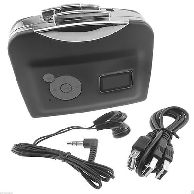 Eigenständiger Kassettenspieler, tragbarer Kassetten-zu-MP3-Konverter, Walkman-Musikrecorder, aufgenommene MP3s auf USB-Flash
